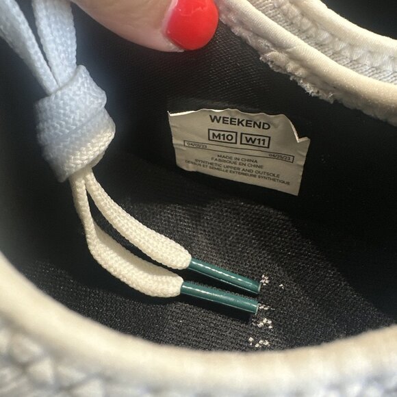 Vessi Weekend Sneaker Mens Size 10 Waterproof Shoes Sneakers Marble White - Picture 9 of 10